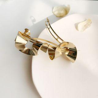 Twisted Alloy Hair Clip As Shown In Figure - One Size