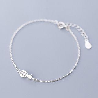 925 Sterling Silver Pineapple Bracelet Bracelet - One Size