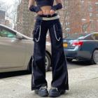 Low-rise Chain-details Pants