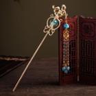 Traditional Chinese Fringe Hair Stick Gold - One Size