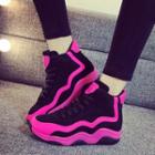 Color Block High Top Sneaker