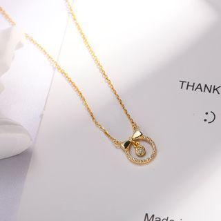 Ribbon Bow Necklace