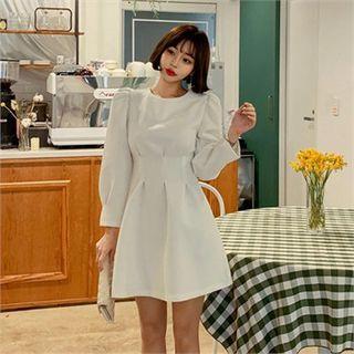 Pintuck A-line Dress