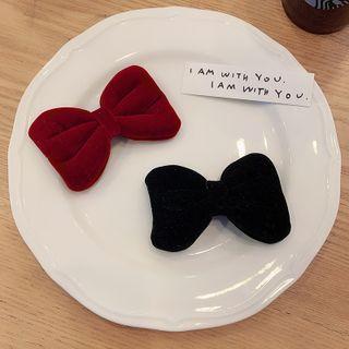 Bow Flocking Hair Clip / Set