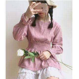 Smocked Waist Blouse