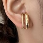 Layered Cuff Earring 1 Pc - Gold - One Size