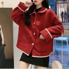 Collar Coat Red - One Size
