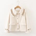 Sailor Collar Jacket White - One Size