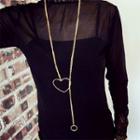 Heart Drop Necklace