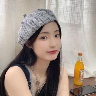 Lace-trim Beret Hat