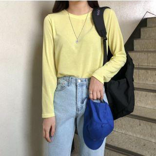 Roundneck Sleek T-shirt In 6 Colors