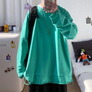 Couple Matching Distressed Sweatshirt
