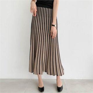 Seam-trim Knit Skirt