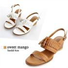 Tassel Wedge-heel Sandals