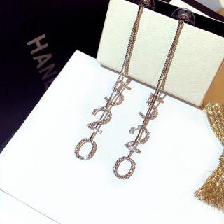 Alloy Rhinestone 520 Dangle Earring