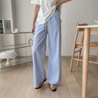 Gingham Wide Lounge Pants