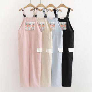 Printed Pocket Detail Jumper Pants