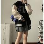 Long-sleeve Printed Bomber Jacket Jacket - One Size
