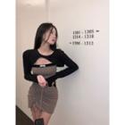 Long-sleeve Shrug / Mini Dress