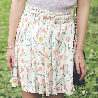 Floral Print Culottes