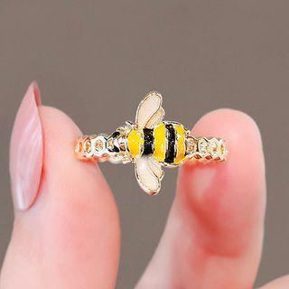 Bee Open Ring Ly2506 - Yellow - One Size