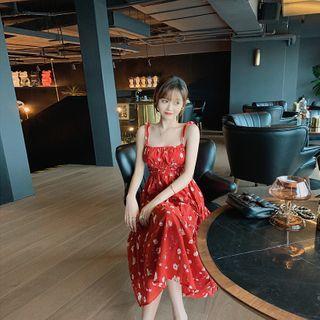 Floral Cropped Camisole Top / A-line Dress