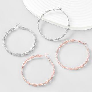 Eye Alloy Hoop Earring