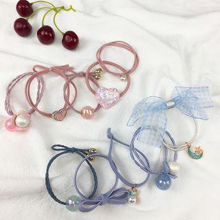 Set Of 9: Hair Tie (various Designs)
