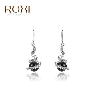 Bead Dangle Earring 1 Pair - Silver - One Size