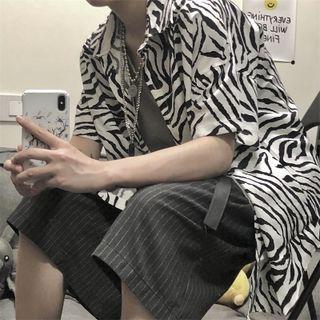 Short-sleeve Zebra Shirt