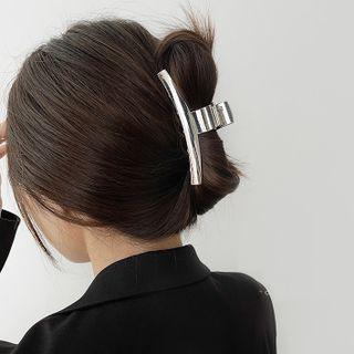 Polished Alloy Hair Clamp Silver - One Size