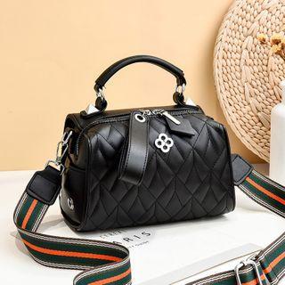 Top Handel Quilted Zip Crossbody Bag