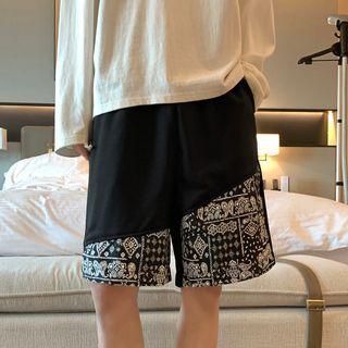 Paisley Panel Shorts / T-shirt / Set