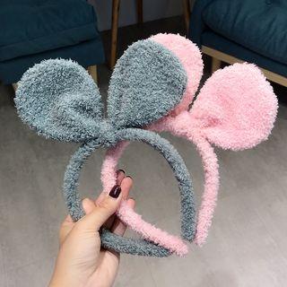 Flannel Animal Ear Headband