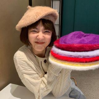 Plain Fluffy Beret