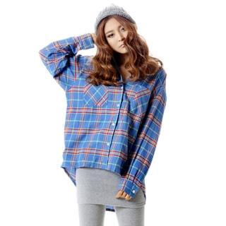 Oversized Plaid Shirt