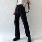 Suspender Drawstring Sweatpants