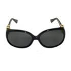 Lady Sunglasses (black Frames, Gold Logo, Smoke Gradient Lens) 1 Pc