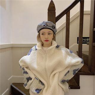 Patterned Buckled Beret