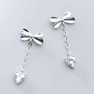 Ribbon Bow Ear Stud