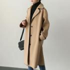Single-breasted Stitched Coat