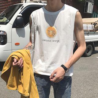 Fruit Printed Tank Top