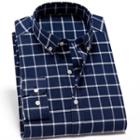 Plaid Long-sleeve Shirt / Striped Long-sleeve Shirt