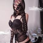 Lace Fingerless Lace-up Gloves Black - One Size