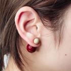 Two-tone Ball Stud Earring