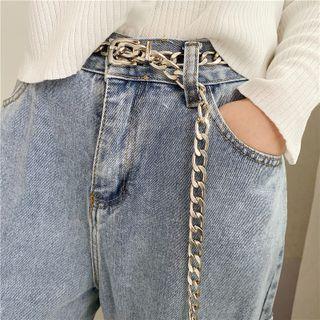 Coin Charm Buckle Chain Belt