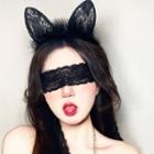 Animal Ear Lace Headband / Eye Mask / Set (various Designs)