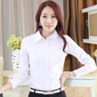 Pocketed Slim Fit Shirt