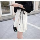 Tie-waist Wrap-detail Skirt