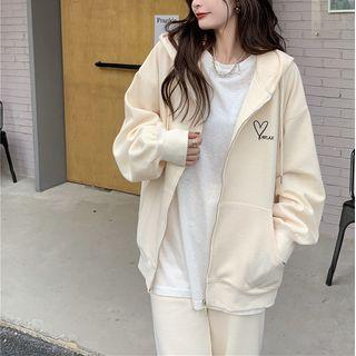 Print Zip Hoodie / Sweatpants / Set